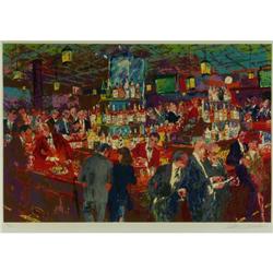 SERIGRAPH LEROY NIEMAN HARRY'S WALL STREET BAR