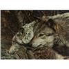 Image 2 : LITHOGRAPH CARL BRENDERS WOLVES ''COMPANIONS'' L.E.