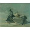 Image 1 : OIL PAINTING JOHN PLUMER LUDLUM FISHERMAN