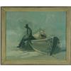 Image 2 : OIL PAINTING JOHN PLUMER LUDLUM FISHERMAN