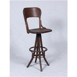 EARLY 20TH CENTURY OAK DRAFTING CHAIRT