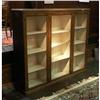 Image 1 : CIRCA 1900 AMERICAN TIGER OAK CLOSED BOOKCASE