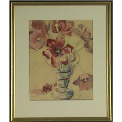 WATERCOLOR PAUL IMMEL WA TULIPS