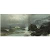 Image 1 : PASTEL PAINTING VINTAGE SEASCAPE