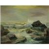 Image 1 : OIL PAINTING M.N. GEESON SEASCAPE