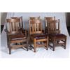 Image 1 : CIRCA 1910-20 SET OF SIX KING CRAFT DINING CHAIRS
