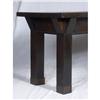 Image 2 : CIRCA 1910 ARTS AND CRAFTS DARK OAK TABLE