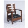 Image 1 : CIRCA 1910-20 ARTS AND CRAFTS TIGER OAK ROCKER