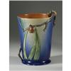 Image 1 : ROSEVILLE BLUE PINECONE VASE SHAPE 706 SIZE 8''