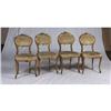 Image 1 : FOUR LATE 19TH CENTURY LOUIS XV SIDE CHAIRS