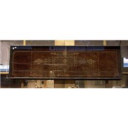 ANTIQUE EMBROIDERED VELVET WALL HANGING