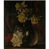 Image 1 : OIL PAINTING ANTIQUE STILL LIFE DAFFODILS
