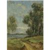 Image 1 : OIL PAINTING WILHELM FELDMANN GERMAN LANDSCAPE