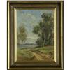 Image 2 : OIL PAINTING WILHELM FELDMANN GERMAN LANDSCAPE