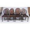 Image 1 : EIGHT GEORGIAN STYLE WALNUT DINING CHAIRS