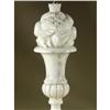 Image 2 : WHITE MARBLE TABLE LAMP FRUIT AND URN