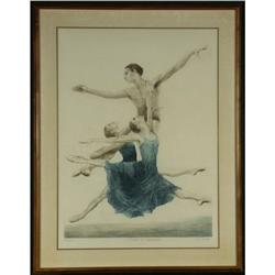 LITHOGRAPH GATJA HELGART ROTHE BALLET NEW YORK