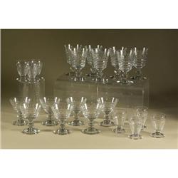 VINTAGE CUT CRYSTAL STEMWARE