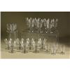 Image 1 : VINTAGE CUT CRYSTAL STEMWARE