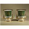 Image 2 : HAND PAINTED CONTINENTAL PORCELAIN URNS