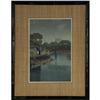 Image 1 : JAPANESE WOODBLOCK PRINT KAWASE HASUI CANAL SCENE
