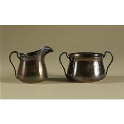 GORHAM STERLING SILVER CHILD'S SUGAR & CREAMER