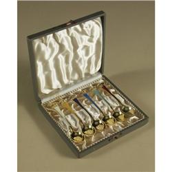 DANISH STERLING COFFEE SPOONS