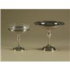 Image 1 : TWO WEIGHTED STERLING SILVER COMPOTES/HIRSCH