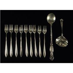 ASSORTED STERLING FLATWARE TO INCLUDE GORHAM