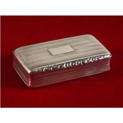 NATHANIEL MILLS BIRMANGHAM STERLING SNUFFBOX