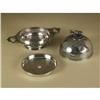 Image 2 : VICTORIAN SILVERPLATE BREAD SERVER & BUTTER DISH