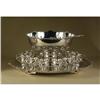 Image 1 : JAPANESE SILVERPLATE PUNCH BOWL & TRAY