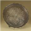 Image 2 : STERLING SILVER FOOTED TRAY UNIDENTIFIED HALLMARK
