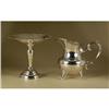 Image 1 : JAPANESE SILVER PLATE ICE PITCHER AND COMPOTE