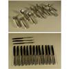 Image 1 : TOWLE STERLING FLATWARE ''SILVER FLUTES''