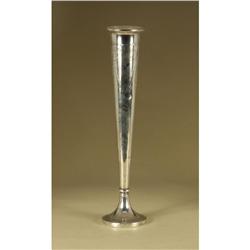 WATSON STERLING SILVER TRUMPET VASE