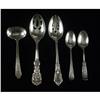 Image 1 : FIVE STERLING SILVER SPOONS