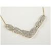 Image 1 : DIAMOND AND 14K GOLD NECKLACE
