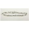 Image 1 : DIAMOND AND 14K WHITE GOLD BRACELET