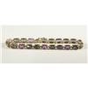 Image 1 : MYSTIC FIRE TOPAZ AND AMETHYST BRACELET 14K