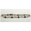 Image 1 : SAPPHIRE AND DIAMOND BRACELET IN 14K
