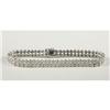 Image 1 : DIAMOND AND 14K WHITE GOLD BRACELET