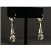 Image 1 : DIAMOND AND 18K WHITE GOLD EARRINGS