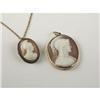 Image 1 : TWO CARVED SHELL CAMEOS IN FRAMES