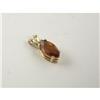 Image 1 : LADY'S 14K GOLD PENDANT WITH CITRINE