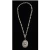 Image 1 : DIAMOND AND 18K WHITE GOLD NECKLACE