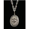 Image 2 : DIAMOND AND 18K WHITE GOLD NECKLACE
