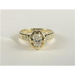 1.01 CTS DIAMOND LADY'S RING IN 14K