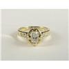 Image 1 : 1.01 CTS DIAMOND LADY'S RING IN 14K