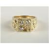 Image 1 : DIAMOND AND 14K YELLOW GOLD MAN'S RING